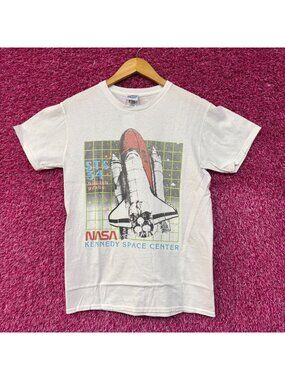 NASA STS-34 Galileo Probe Kennedy Space Center Promo Tee Extra Small